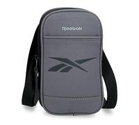 Reebok Bagaglio- Borsa da corriere Uomo, Grigio, 10,5 cm x 18 cm x 2 cm