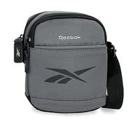 Reebok Bagaglio- Borsa da corriere Uomo, Grigio, 12 cm x 16 cm x 3,5 cm