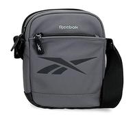 Reebok Bagaglio- Borsa da corriere Uomo, Grigio, 17 cm x 22 cm x 7,5 cm