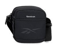Reebok Bagaglio- Borsa da corriere Uomo, Nero, 12 cm x 16 cm x 3,5 cm