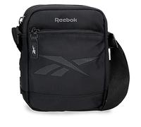 Reebok Bagaglio- Borsa da corriere Uomo, Nero, 15 cm x 19,5 cm x 6 cm