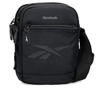 Reebok Bagaglio- Borsa da corriere Uomo, Nero, 17 cm x 22 cm x 7,5 cm