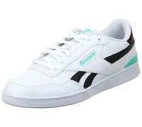 Reebok Court Advance Clip, Sneaker Unisex-Adulto, White/Black/TEAMTEAL, 42.5 EU