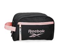 Reebok Beverly Beauty case a due scomparti adattabile nero 26 x 16 x 12 cm Poliestere, Nero, Taglia unica, Beauty case a due scomparti adattabile