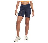 Reebok Bicicletta Basic pronta per l'allenamento Pantaloni da Ginnastica, Marina vettoriale, XS Donna