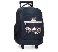 Reebok Binley Zaino Compact 2 Ruote Blu 32x43x21 cm Poliestere by Joumma Bags, blu, 32x43x21 cms, Zaino Compact 2 Ruote