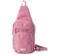 Reebok Borsa a tracolla unisex - Borsa a tracolla compatta convertibile, borsa da viaggio - essenziale per palestra e viaggio, Rosa Cosmos, Taglia unica, Minimalista