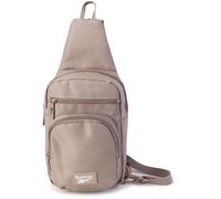 Reebok Borsa a tracolla unisex - Borsa a tracolla compatta convertibile, borsa da viaggio - essenziale per palestra e viaggio, Moka Cosmos, One Size, Minimalista, Compatto