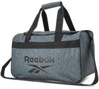 Reebok Borsone da viaggio, borsa sportiva compatta classica, leggera, per viaggi, spiaggia, allenamento, Guerriero grigio chiaro ll, Taglia unica