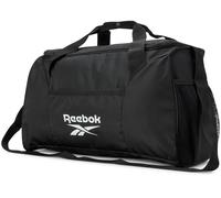 Reebok Borsone da viaggio - Borsa da palestra per allenamento e viaggio - Borse da notte di piccole dimensioni per donne e uomini, Aleph Nero, Small