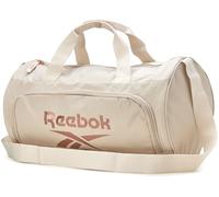 Reebok Borsone da viaggio - Borsa da palestra per allenamento e viaggio - Borse da notte di piccole dimensioni per donne e uomini, Easton Beige, Small