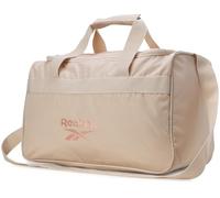 Reebok Borsone da viaggio - Borsa da palestra per allenamento e viaggio - Borse da notte di piccole dimensioni per donne e uomini, Warrior II Marrone Chiaro, Small