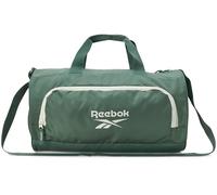 Reebok Mini borsone da viaggio, leggero e unisex, piccolo borsone da viaggio e palestra, borsone da viaggio per uomo e donna, Verde Trek con cerniera a contrasto, Taglia unica