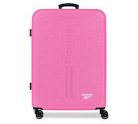 Reebok Boston Medium Rosa Valigia 46x65x25 cm Rigido ABS Lucchetto a Combinazione Integrato 56L 4kg 4 Doppie Ruote di Joumma Bags