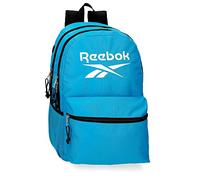 Reebok Boston Zaino Scuola Doppio Comparto Blu 31x44x15 cm Poliestere 20,46L