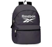 Reebok Boston Zaino scuola doppio scomparto adattabile a carrello portatile 15,6 pollici grigio 31 x 45 x 15 cm Poliestere by Joumma Bags, grigio, 31x44x17.5 cms, Zaino per laptop doppio scomparto