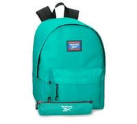 Reebok Brooklyn Colors Zaino Scuola Verde 31,5 x 45 x 15 cm Poliestere 21,26L by Joumma Bags, Verde, Taglia unica, Zaino scuola