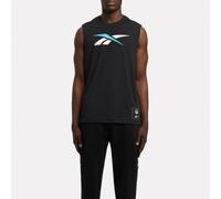 Reebok - Canotta da uomo con logo ID, Black, Taglia: S