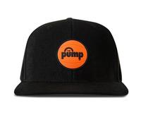 Reebok Cappello da Uomo con pompetta | Snapback | Tesa Piatta | Berretto | Strutturato | Retro | Classico | Streetwear, Nero/Arancione, Taglia Unica
