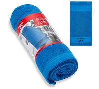 Reebok Capri Asciugamano da Palestra in Cotone - Blue Gym Towel Quick Dry, leggero e assorbente | Ideale per allenamento, home gym, fitness, sport e viaggi - 40 x 80 cm | telo palestra
