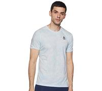 Reebok CF Move Tee - Maglietta a Maniche Corte da Uomo, Uomo, Maglietta a Maniche Corte, FK4310, Azzurro mélange (Glass Blue Mel), XS