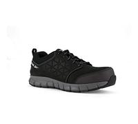 Reebok - Chaussures de sécurité basses noire en cuir imperméable embout aluminium S3 SRC 37 Noir