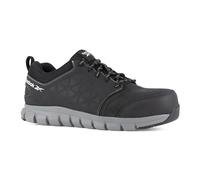 Reebok - Chaussures de sécurité basses noire en daim résistant à l'eau embout aluminium S3 SRC 45 Noir