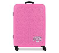 Reebok Chicago Medium Rosa Valigia 46x65x25 cm Rigido ABS Lucchetto a Combinazione Integrato 56L 4kg 4 Doppie Ruote di Joumma Bags
