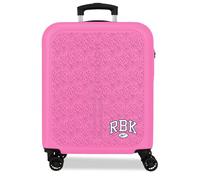 Reebok Chicago Valigia da Cabina Rosa 40x55x20 cm Rigido ABS Lucchetto a Combinazione Integrato 37L 2.6kg 4 Doppie Ruote Bagaglio a Mano di Joumma Bags