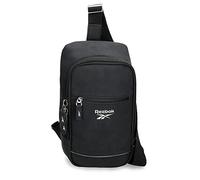 Reebok Cincinnati Borsa a tracolla Nero 18x35x9 cm Pelle sintetica