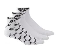 Reebok Cl FO Ankle Sock 3p - Calzini Unisex Adulto, Unisex - Adulto, calzetti, GG6674, Bianco, M