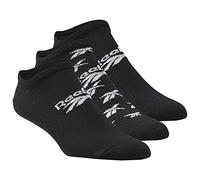 Reebok Cl FO Invisible Sock 3p - Calzini Unisex Adulto, Unisex - Adulto, calzetti, GG6679, Nero, XS