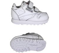 Reebok Classics Leather 2v Velcro Infant Trainers Bianco EU 26 1/2 Bambino,Bambina