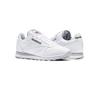 Reebok Cl Lthr - Scarpe da Fitness Bambino, Bianco (INT/White/Lt. Grey 000), 37.5 EU