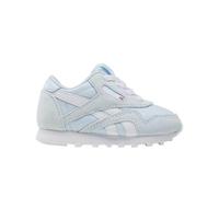 Reebok Cl Nylon, Scarpe da Ginnastica Unisex-Bambini, Vetro Blu Bianco, 25.5 EU