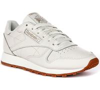 Reebok Classic Leather Foam Cover Lace Up Donna Trainer Off White UK 3 - 7