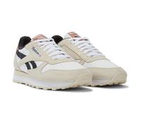 Reebok Classic Leather, Scarpe da Ginnastica Unisex - Adulto, Bianco Sabbia Nera, 45 EU