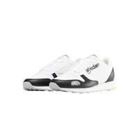 Reebok Classic Leather, Scarpe da ginnastica Unisex - Adulto, CBLACK/FTWWHT/ACIYEL, 42.5 EU