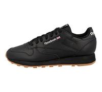 Reebok Classic Leather, Scarpe da ginnastica Unisex - Adulto, CBLACK/PUGRY5/RBKG03, 40.5 EU