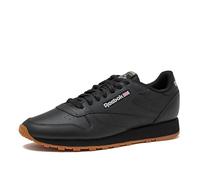Reebok Classic Leather, Scarpe da ginnastica Unisex - Adulto, CBLACK/PUGRY5/RBKG03, 44.5 EU