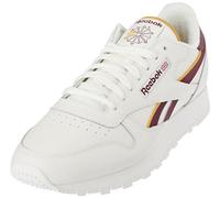 Reebok Classic Leather, Scarpe da Ginnastica Unisex - Adulto, Chalk/CLAMAR/RETGOL, 34 EU