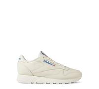 Reebok Classic Leather, Scarpe da Ginnastica Unisex - Adulto, Chalk/VECBLU/VECRED, 35 EU