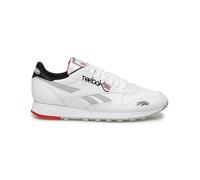 Reebok Classic Leather, Scarpe da ginnastica Unisex - Adulto, FTWWHT/CBLACK/VECRED, 36 EU