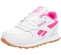 Reebok Classic Leather, Scarpe da Ginnastica Unisex - Bambini e Ragazzi, FTWWHT/LASPIN/RBKG07, 28 EU