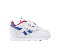Reebok Classic Leather, Scarpe Unisex per Bambini, Ftwrwhite Vectorblue Vectorred, 26.5 EU