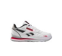 Reebok Classic Leather Step N Flash, Sneaker Unisex-Bambini, FTWWHT/PUGRY3/VECRED, 32 EU