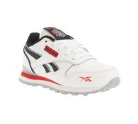 Reebok Classic Leather Step N Flash, Sneaker Unisex-Bambini, FTWWHT/PUGRY3/VECRED, 34 EU