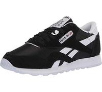 Reebok Classic Nylon Sneakers da Uomo, Classico Nero e Bianco 2., 37 EU