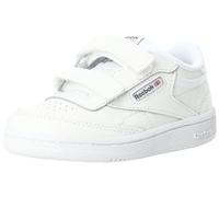 Reebok Club C 2V 2.0, Sneaker Unisex-Bimbi 0-24, Ftwwht/Ftwwht/PUGRY5, 24.5 EU