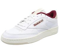 Reebok Club C 85, Scarpe da Ginnastica Unisex - Adulto, FTWWHT/STUCCO/CLAMAR, 34.5 EU